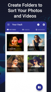 اسکرین شات 2 برنامه Photo, Video Locker-Calculator