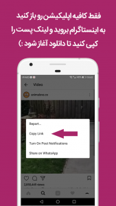 اسکرین شات 2 برنامه اینستا دانلودر هوشمند