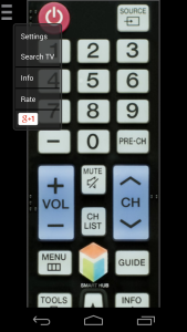 اسکرین شات 3 برنامه TV Remote for Samsung TV