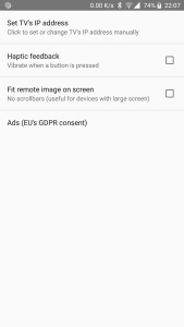 اسکرین شات 4 برنامه TV Remote for Samsung TV