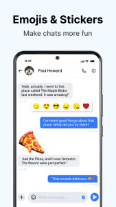 اسکرین شات 3 برنامه Messages - SMS Texting App