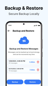 اسکرین شات 7 برنامه Messages - SMS Texting App