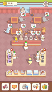اسکرین شات 2 بازی Cat Snack Cafe: Idle Games