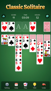 اسکرین شات 1 بازی Solitaire - Classic Card Games