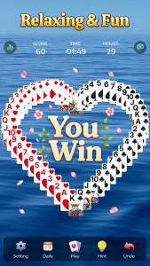 اسکرین شات 2 بازی Solitaire - Classic Card Games