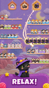 اسکرین شات 5 بازی Cutie Sort: Cat Sort Puzzle