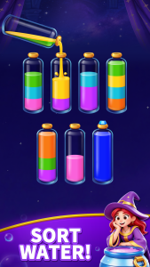 اسکرین شات 1 بازی Mystic Sort: Water Sort Puzzle