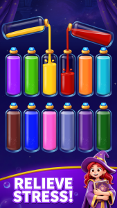 اسکرین شات 4 بازی Mystic Sort: Water Sort Puzzle