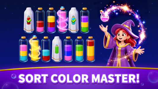 اسکرین شات 6 بازی Mystic Sort: Water Sort Puzzle