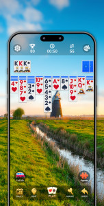 اسکرین شات 5 بازی Spider Solitaire, Large Cards