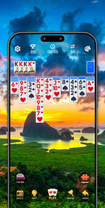 اسکرین شات 6 بازی Spider Solitaire, Large Cards