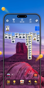 اسکرین شات 4 بازی Spider Solitaire, Large Cards