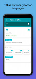 اسکرین شات 5 برنامه Offline dictionary  translator