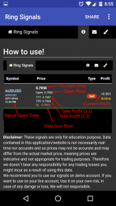 اسکرین شات 7 برنامه Ring Signals - Forex Buy/sell