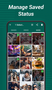 اسکرین شات 4 برنامه Status Saver for WhatsApp - Save & Download Status