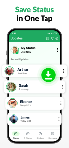 اسکرین شات 2 برنامه Status Saver: Video Saver