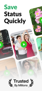اسکرین شات 1 برنامه Status Saver: Video Saver