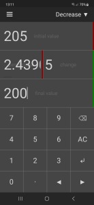 اسکرین شات 7 برنامه Percentage Calculator