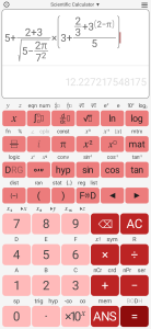 اسکرین شات 1 برنامه Scientific Calculator