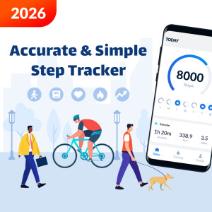 اسکرین شات 1 برنامه Step Tracker - Pedometer