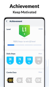 اسکرین شات 5 برنامه Step Tracker - Pedometer