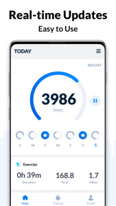اسکرین شات 2 برنامه Step Tracker - Pedometer