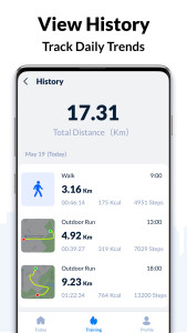 اسکرین شات 6 برنامه Step Tracker - Pedometer
