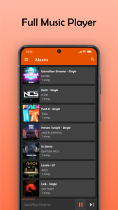 اسکرین شات 2 برنامه AudioVision Music Player