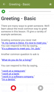 اسکرین شات 3 برنامه Learn to Speak English