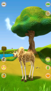 اسکرین شات 6 برنامه Talking Giraffe: Safari World