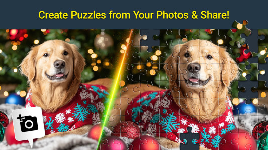 اسکرین شات 8 بازی Jigsaw Puzzles Crown: HD Games