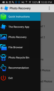 اسکرین شات 1 برنامه Restore Data Recover Files