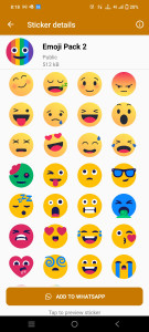 اسکرین شات 2 برنامه Smile Emoji Stickers Pack 1