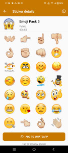 اسکرین شات 2 برنامه Smile Stickers Pack 3