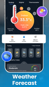اسکرین شات 4 برنامه Room Temperature, Thermometer