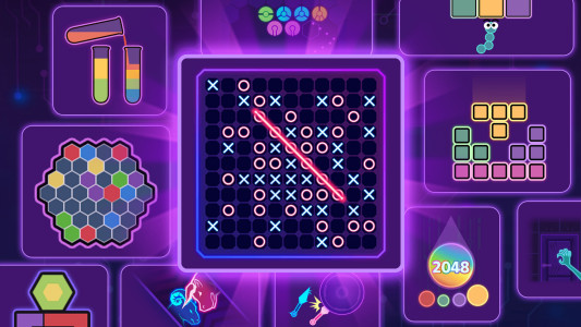 اسکرین شات 1 بازی Tic Tac Toe: 2 Player XOXO