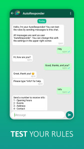 اسکرین شات 5 برنامه AutoResponder for WA