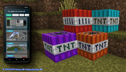 اسکرین شات 1 برنامه tnt addon for minecraft