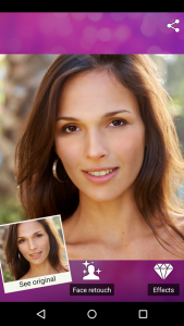 اسکرین شات 3 برنامه Visage Lab – face retouch