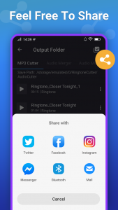 اسکرین شات 8 برنامه Ringtone Maker & MP3 Cutter