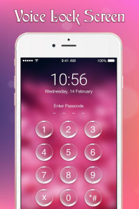 اسکرین شات 4 برنامه Voice Screen Lock : Voice Lock