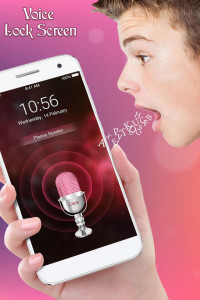 اسکرین شات 3 برنامه Voice Screen Lock : Voice Lock