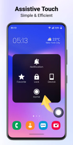 اسکرین شات 1 برنامه Assistive Touch for Android