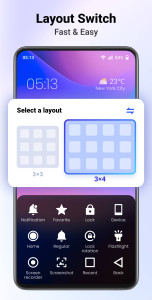 اسکرین شات 2 برنامه Assistive Touch for Android