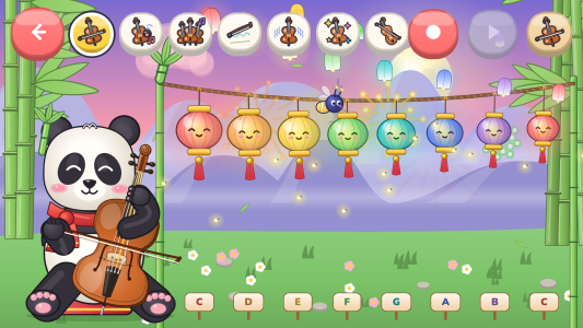 اسکرین شات 2 بازی Toddlers Cello: Baby Music