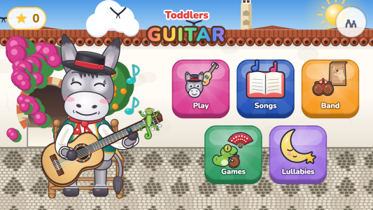 اسکرین شات 1 بازی Toddlers Guitar for Kids