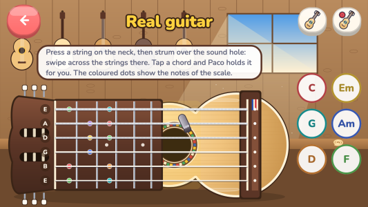 اسکرین شات 6 بازی Toddlers Guitar for Kids