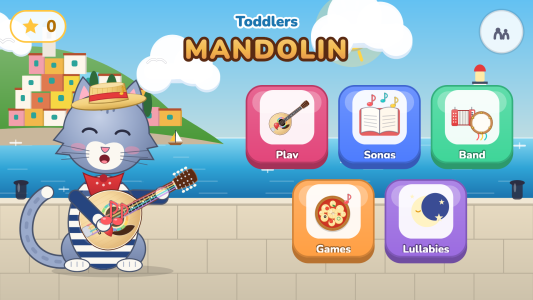 اسکرین شات 1 بازی Toddlers Mandolin: Baby Music