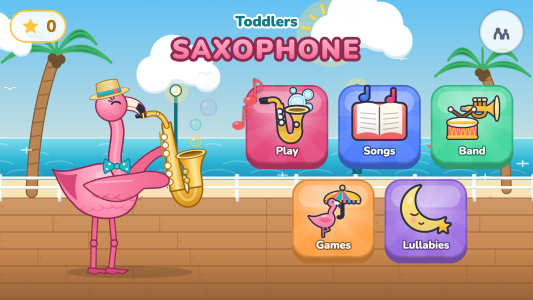 اسکرین شات 1 بازی Toddlers Saxophone: Baby Music