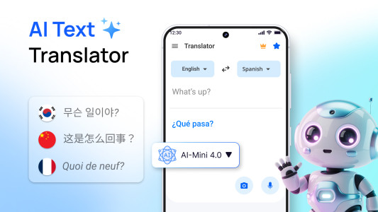 اسکرین شات 2 برنامه Language Translator: Translate